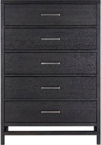 Modern Black Chest of Drawers - Thomas