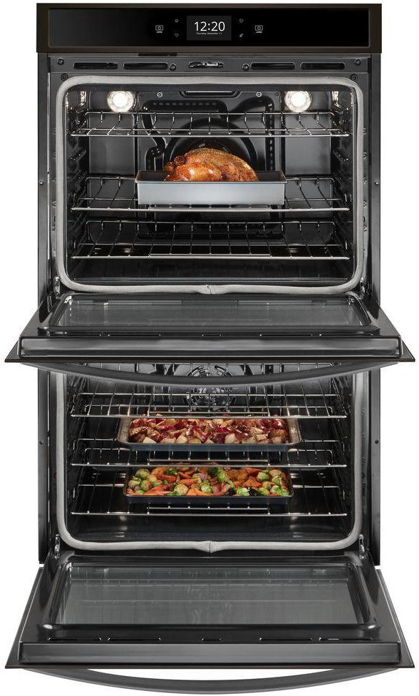WOD77EC7HV Whirlpool 27 Inch Smart Double Wall Oven with Convection - 8.6 cu. ft. Black Stainless Steel-7