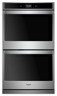 WOD97EC0HZ Whirlpool 30 Inch Convection Smart Double Wall Oven - 10.0 cu. ft. Stainless Steel