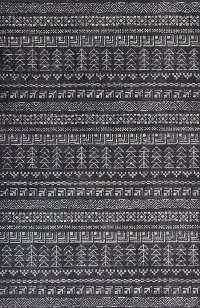 8 x 11 Large Charcoal Gray Area Rug - Carmen