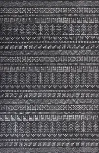 8 x 11 Large Charcoal Gray Area Rug - Carmen