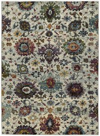 5 x 7 Medium Stone Area Rug - Andorra
