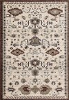 8 x 11 Large Brown and Beige Area Rug - Arabella