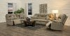 Stone Brown Power Reclining Loveseat with Console - Tribute-4