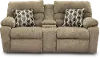 Tribute Stone Tan Power Reclining Loveseat with Console