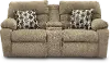 Tribute Stone Tan Power Reclining Loveseat with Console