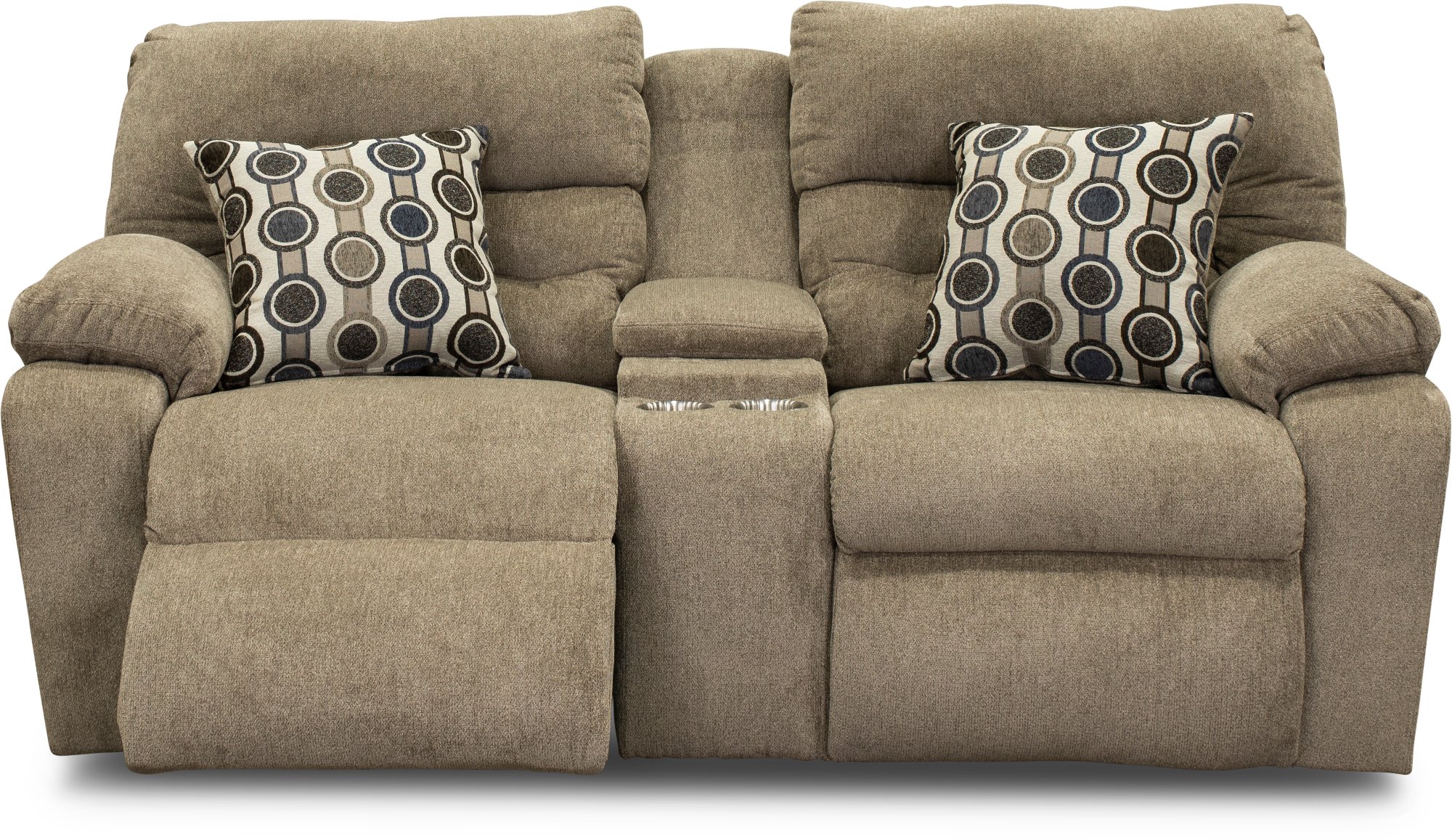 Tribute Stone Tan Power Reclining Loveseat with Console-3
