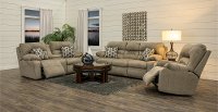 Stone Brown Traditional Power Recliner - Tribute-5