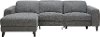Charcoal Gray Transitional Power Reclining Sofa with Left Chaise - Royals