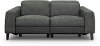 Charcoal Gray Dual Power Reclining Loveseat - Royals-3