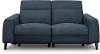 Navy Blue Dual Power Reclining Loveseat - Royals