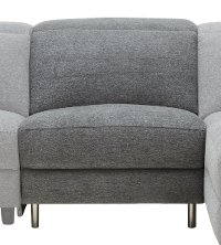 Charcoal Gray Armless Chair 1/2 - Royals