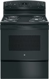 JB256DMBB GE 30 Inch Free Standing Electric Range - 5.0 cu. ft. Black