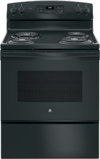 JB256DMBB GE 30 Inch Free Standing Electric Range - 5.0 cu. ft. Black