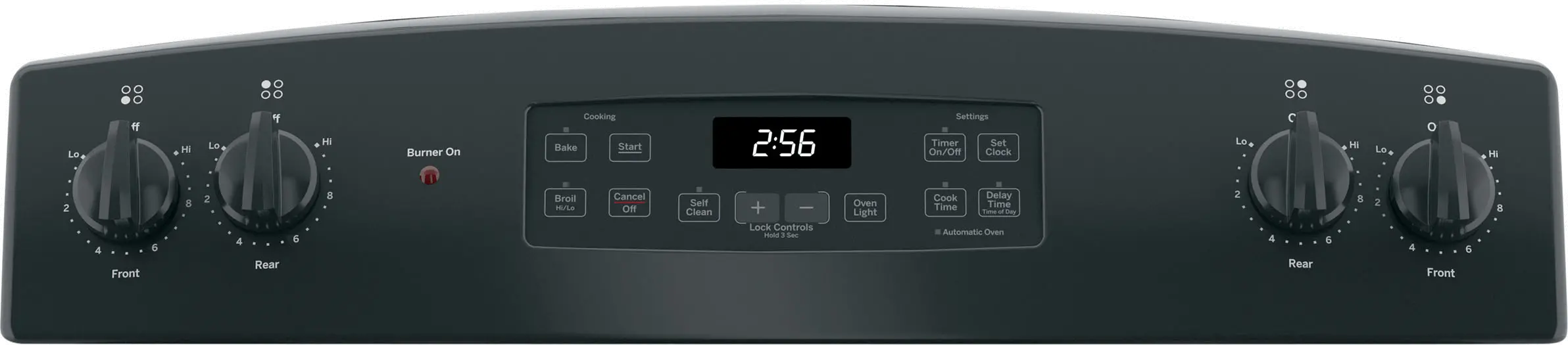 JB256DMBB GE 30 Inch Free Standing Electric Range - 5.0 cu. ft. Black-2