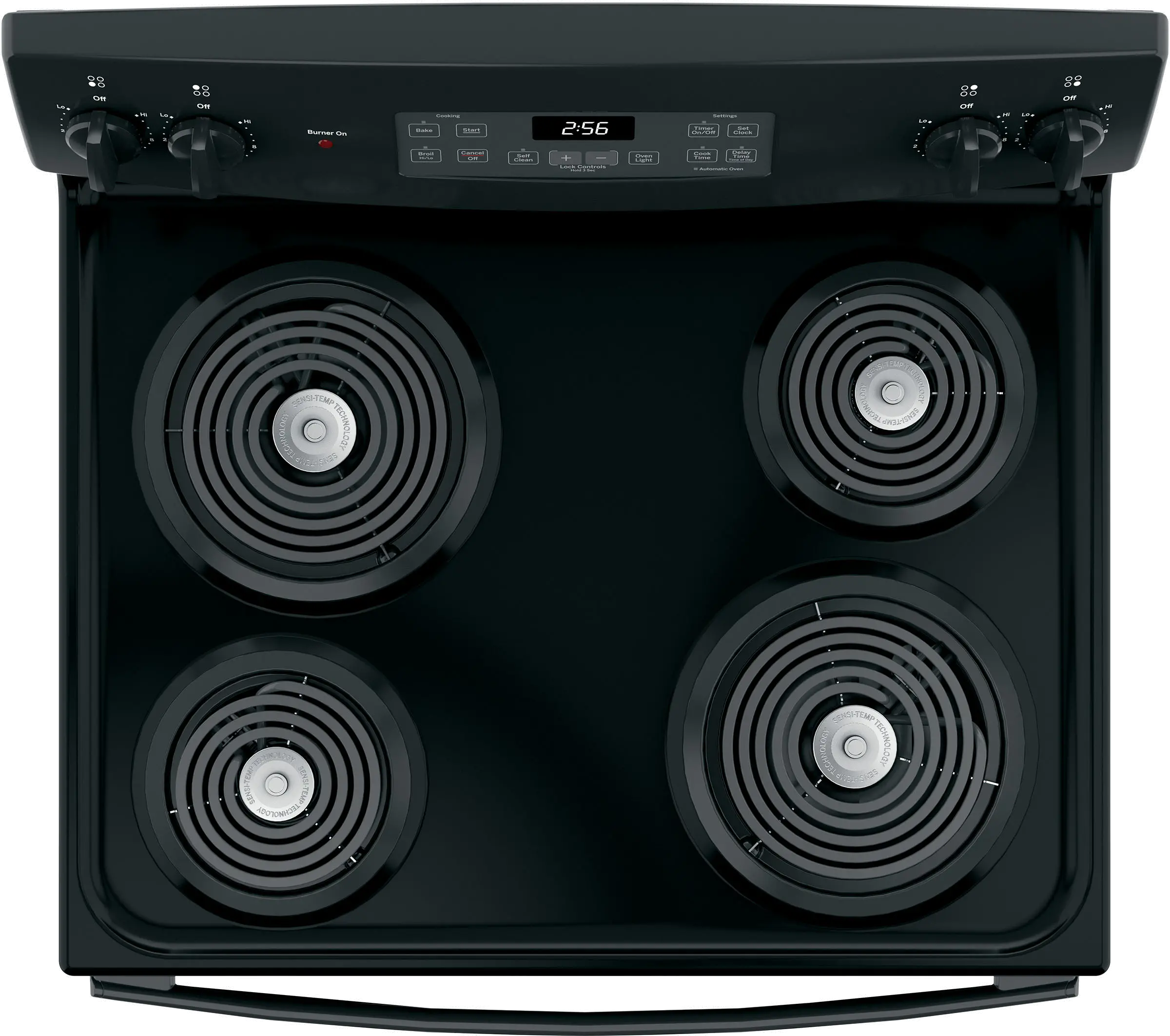 JB256DMBB GE 30 Inch Free Standing Electric Range - 5.0 cu. ft. Black-3