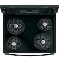 JB256DMBB GE 30 Inch Free Standing Electric Range - 5.0 cu. ft. Black-3