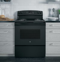 JB256DMBB GE 30 Inch Free Standing Electric Range - 5.0 cu. ft. Black-5