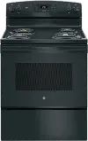 JB256DMBB GE 5 cu ft Electric Range - Black