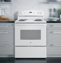 JB256DMWW GE 30 Free-Standing Electric Range - White-5