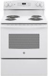 JB256DMWW GE 30 Inch Free Standing Electric Range - 5.0 cu. ft. White