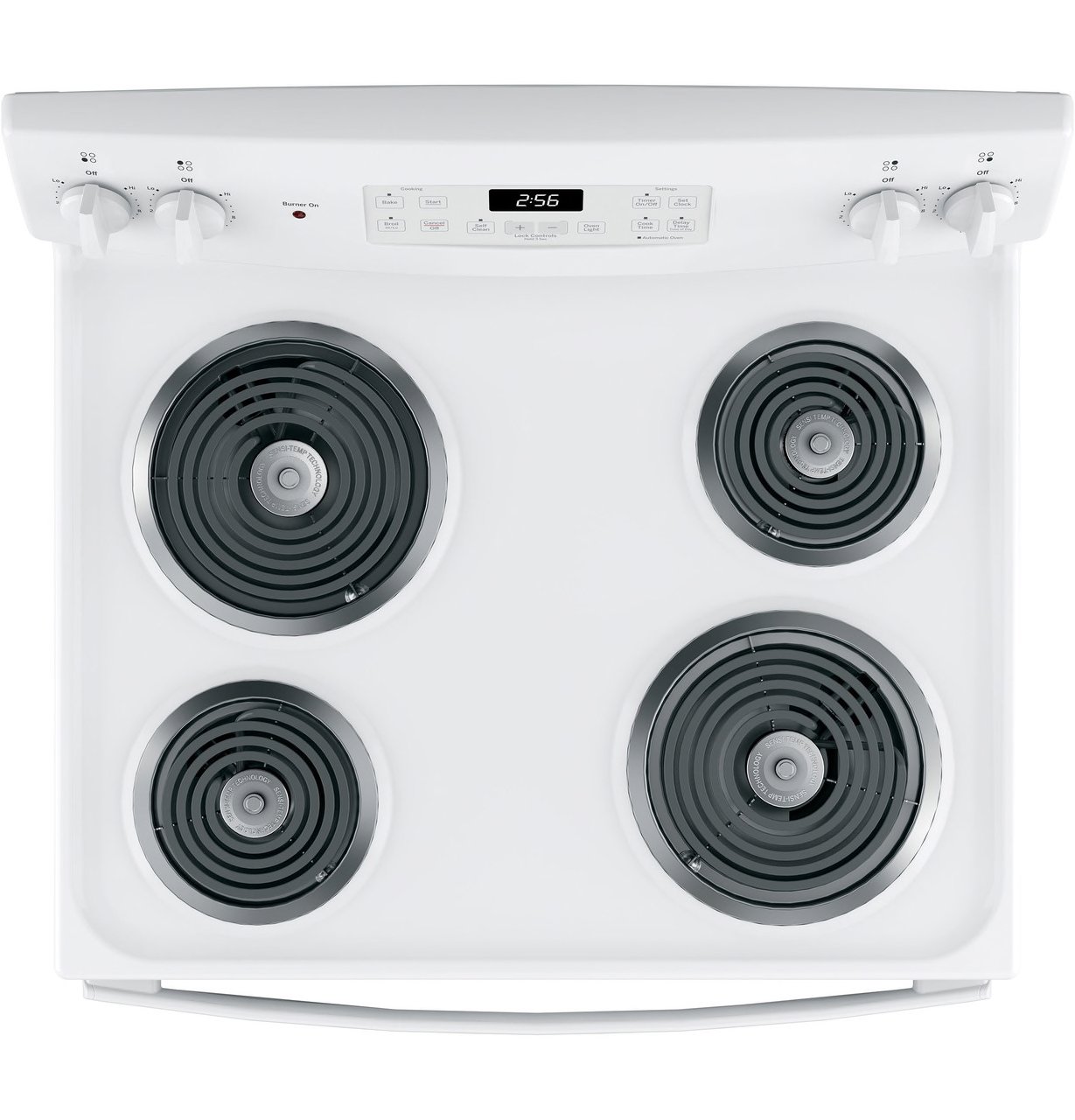 JB256DMWW GE 30 Inch Free Standing Electric Range - 5.0 cu. ft. White-4