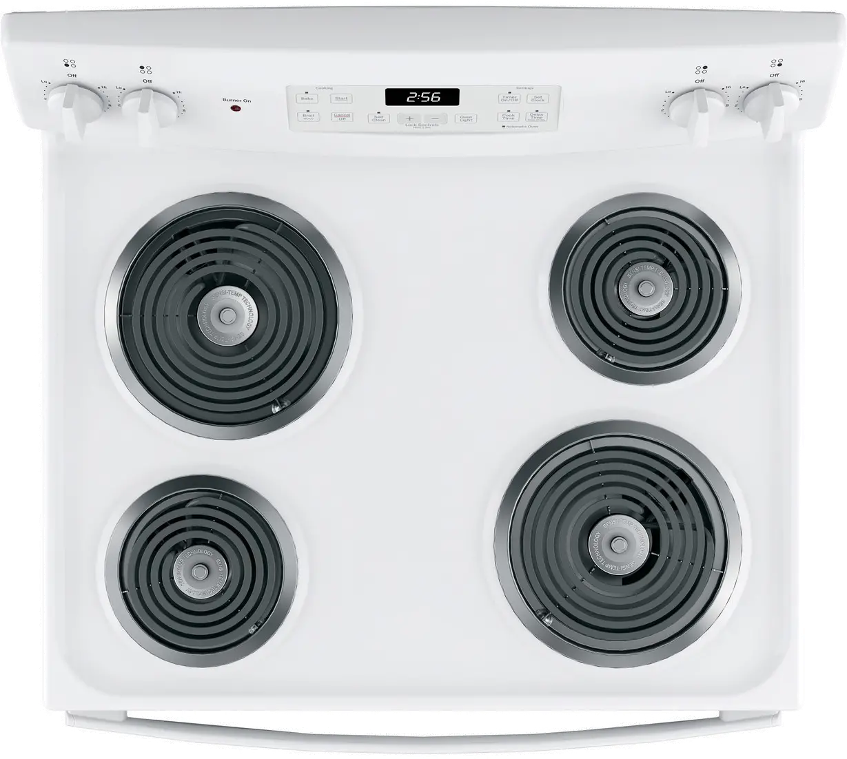 JB256DMWW GE 30 Inch Free Standing Electric Range - 5.0 cu. ft. White-4