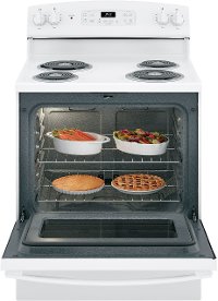 JB256DMWW GE 30 Inch Free Standing Electric Range - 5.0 cu. ft. White-6