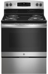 JB256RMSS GE 30 Inch Free Standing Electric Range - 5.0 cu. ft. Stainless Steel