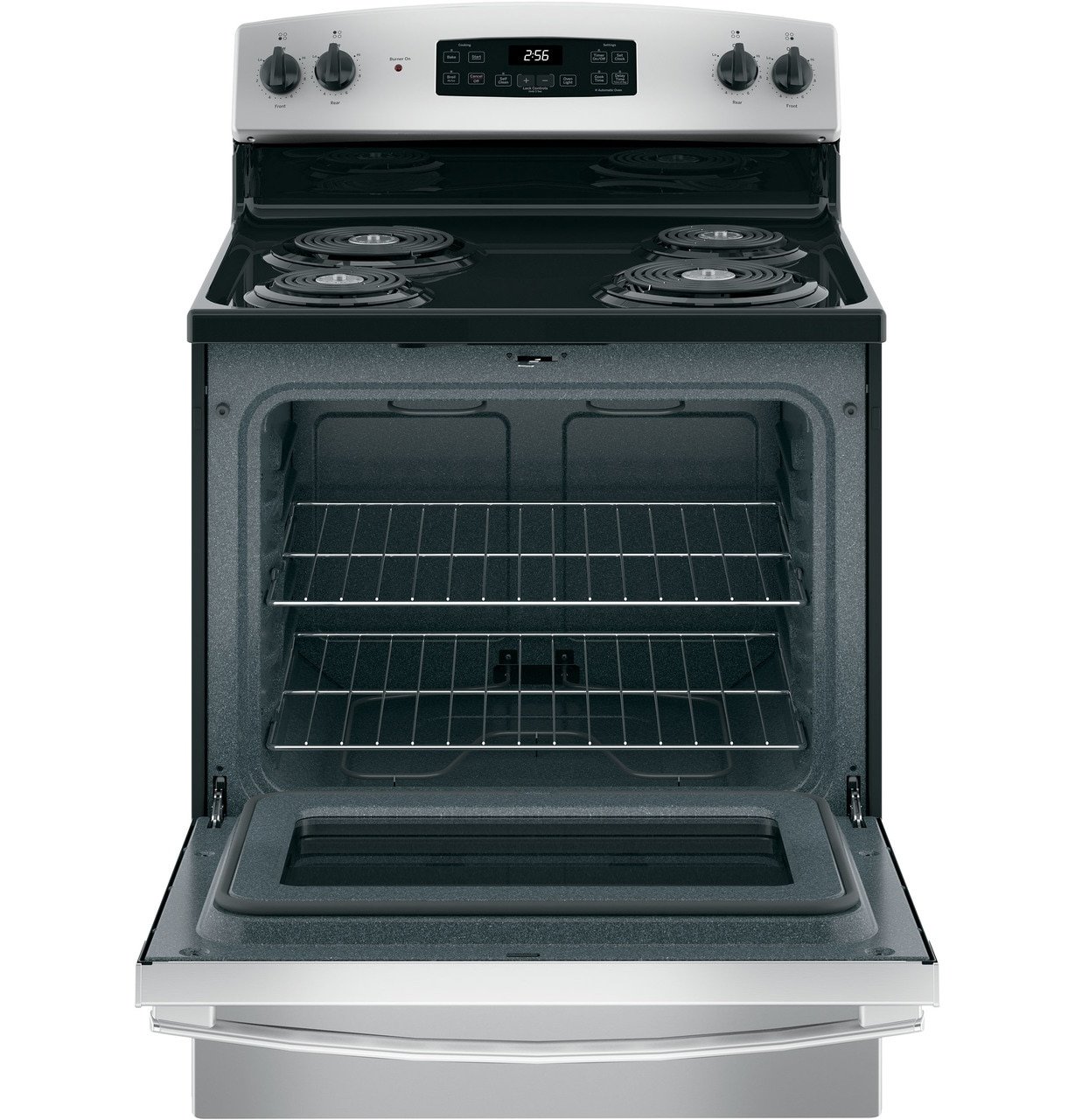 JB256RMSS GE 30 Inch Free Standing Electric Range - 5.0 cu. ft. Stainless Steel-3