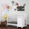 Classic White 4-in-1 Mini Crib and Changing Table - Casco