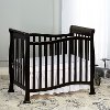 Classic Black 4-in-1 Convertible Mini Crib - Piper