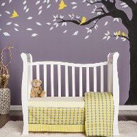 Classic White 4-in-1 Convertible Mini Crib - Piper-2