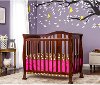 Classic Espresso 4-in-1 Convertible Mini Crib - Naples