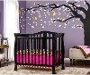 Classic Black 4-in-1 Convertible Mini Crib - Naples