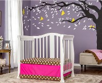 Classic White 4-in-1 Convertible Mini Crib - Naples-2