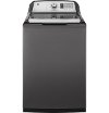 GTW755CPMDG GE Stainless Steel Tub Large Capacity Washer - 4.9 cu. ft. Gray
