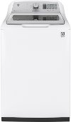 GTW755CSMWS GE® 4.9 DOE cu. ft. stainless steel capacity washer - White