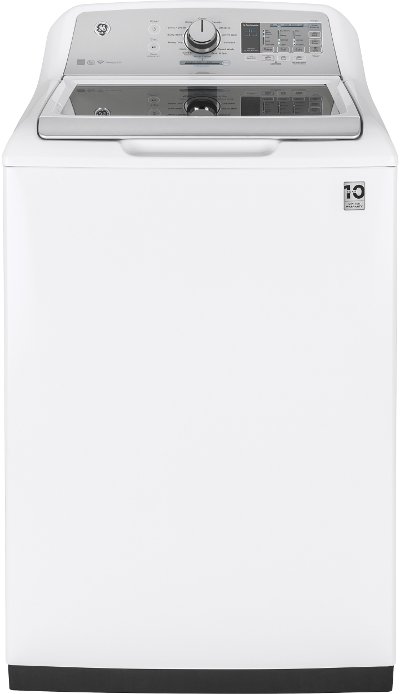 GTW755CSMWS GE® 4.9 DOE cu. ft. stainless steel capacity washer - White