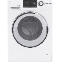 GFW148SSLWW GE Front Load Washer with 14 Wash Cycles - 2.4 Cu. Ft. White