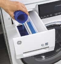 GFW148SSLWW GE Front Load Washer with 14 Wash Cycles - 2.4 Cu. Ft. White-5