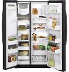 GSE25HEMDS GE ENERGY STAR 25.3 Cu. Ft. Side-By-Side Refrigerator - Black Slate-2