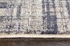 5 x 8 Medium Casual Plaid Gray and Blue Rug - Alaska-2