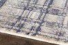 5 x 8 Medium Casual Plaid Gray and Blue Rug - Alaska-3