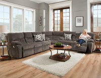 Chocolate Brown 3 Piece Power Reclining Sectional Sofa - Tribute