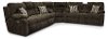 Chocolate Brown 3 Piece Power Reclining Sectional Sofa - Tribute -2