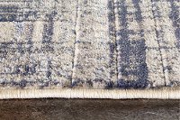 8 x 11 Large Casual Plaid Gray and Blue Rug - Alaska-2