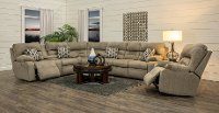 Stone Brown 3 Piece Power Reclining Sectional Sofa - Tribute-2