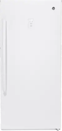 FUF14DLRWW GE 14.1 cu ft Upright Freezer - White