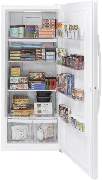 FUF21DLRWW GE Upright Freezer - 21.3 Cu. Ft. White-4